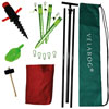 Kit voile d’ombrage tente plage Velabog Breeze GF. Fibre de carbone, rouge. Contenu de l’emballage.
